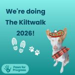 Paws for Progress are taking on the Kiltwalk💙